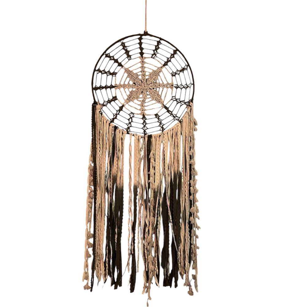 Handcrafted Boho Crochet Dreamcatcher